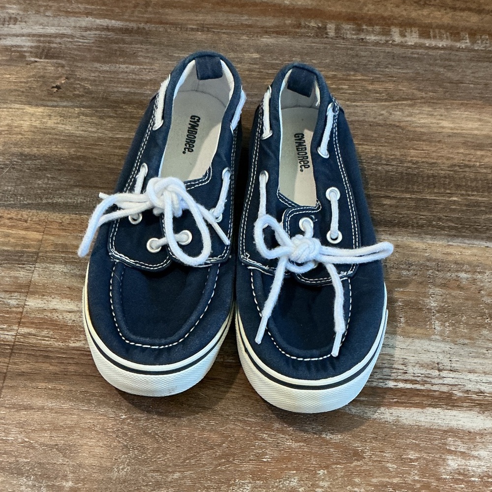 Gymboree Navy Sneakers with White Accents